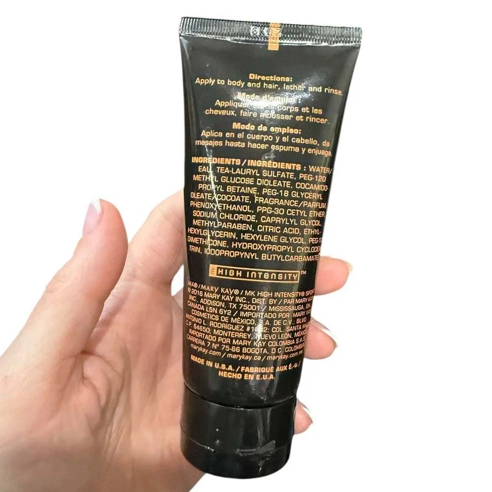 Mary Kay MK Men High Intensity Sport Hair and Body Wash 3floz/88ml Travel Bottle